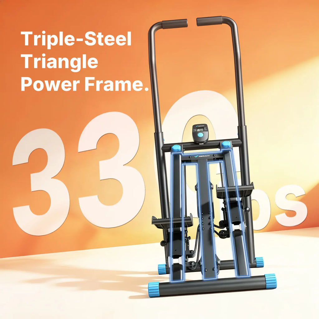 Stair Stepper with Handlebar,330LBS Capacity