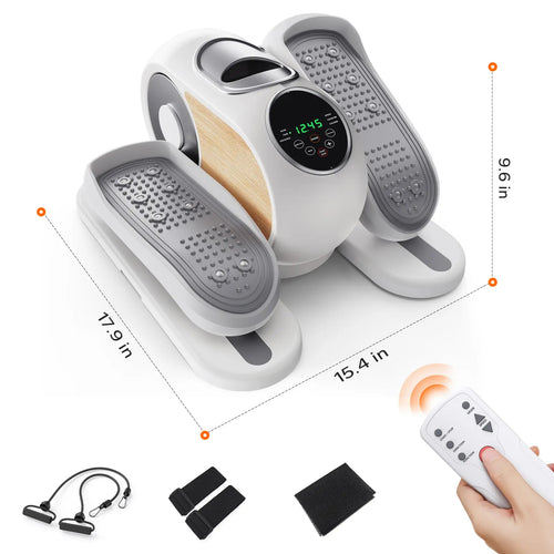 Under Desk Elliptical Machine with Remote Control & 12-Speeds